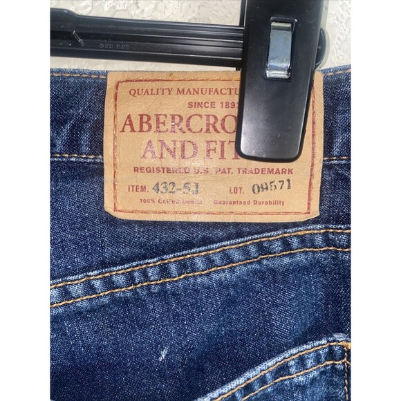 Abercrombie and Fitch Women bootcut Jeans wide leg 1892 Button Fly 10 R  90s - Picture 5 of 9